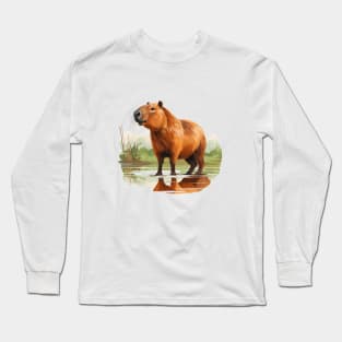 I Love Capybaras Long Sleeve T-Shirt